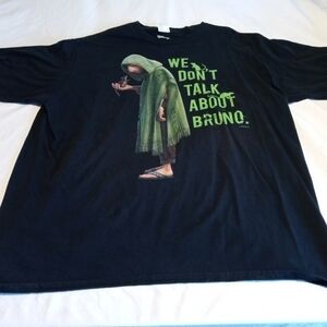 Disney Black Tee with Green Bruno Design